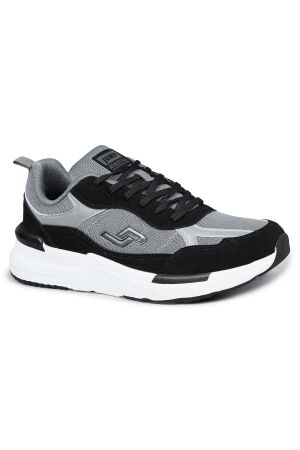 31179 Siyah - Gri Erkek Sneaker Günlük Spor Ayakkabı - Jump (1)