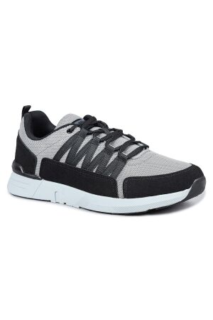 31181 Gri - Siyah Erkek Sneaker Günlük Spor Ayakkabı - Jump (1)
