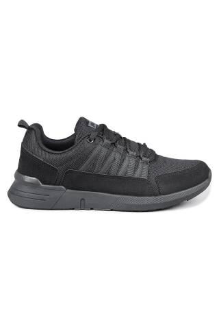 31181 Siyah Erkek Sneaker Günlük Spor Ayakkabı 