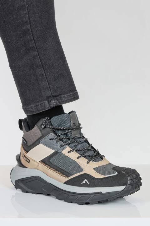 31195 Gri Su Geçirmez Erkek Outdoor Bot - 4