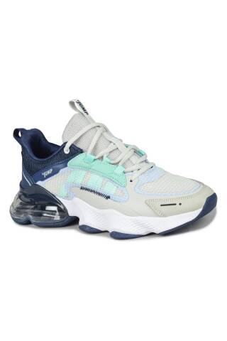 32255 Gri - Lacivert Sneaker Erkek Spor Ayakkabı - Jump (1)