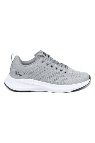 32260 Gri Kadın Sneaker Günlük Spor Ayakkabı - Jump