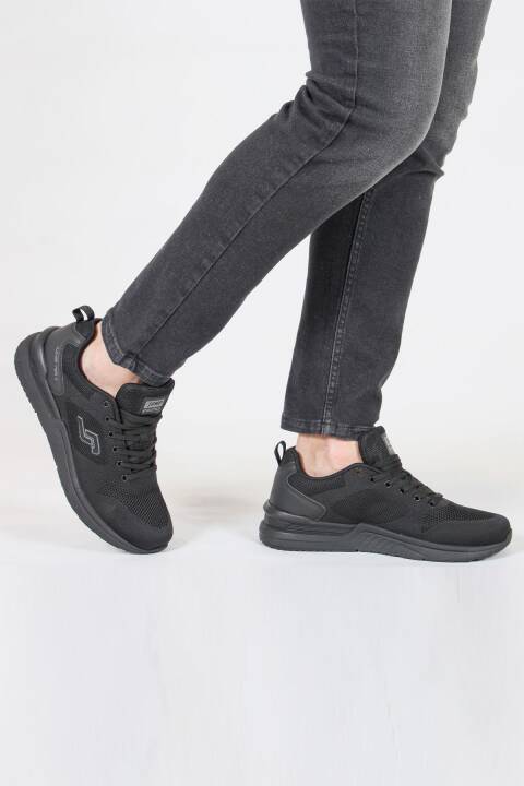 32414 Siyah Erkek Sneaker Günlük Spor Ayakkabı - 3
