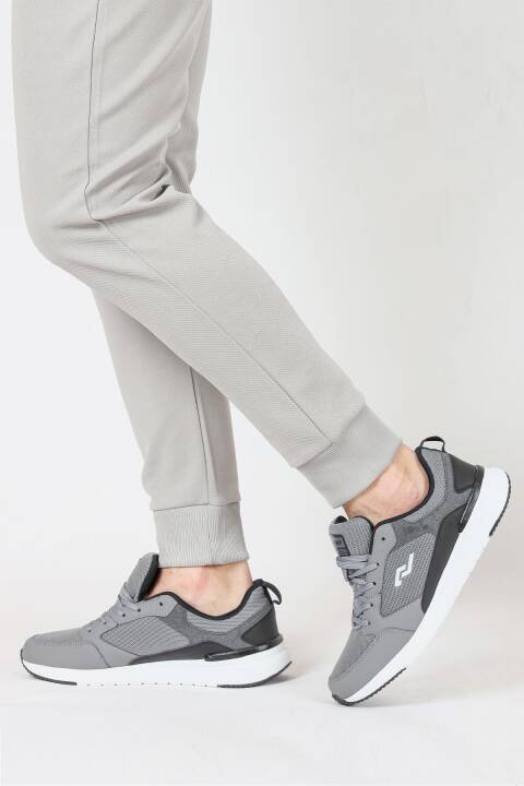 32427 Gri Erkek Sneaker Günlük Spor Ayakkabı - 2