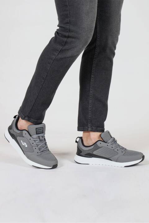 32427 Gri Erkek Sneaker Günlük Spor Ayakkabı - 3