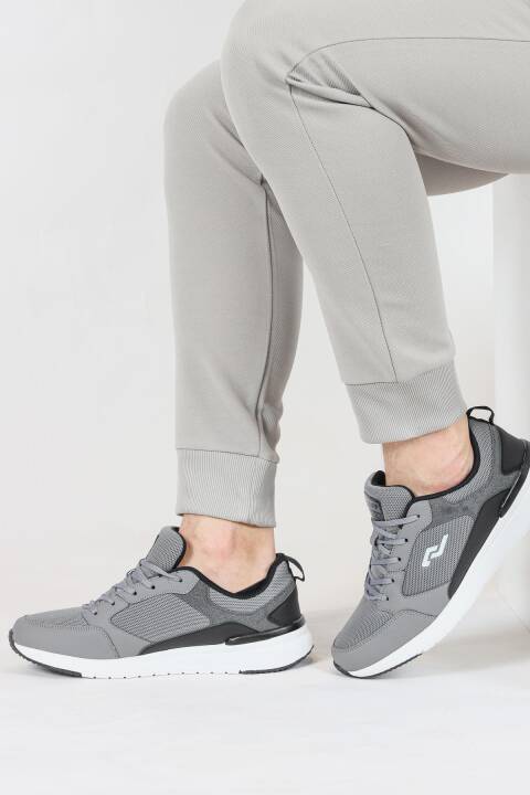 32427 Gri Erkek Sneaker Günlük Spor Ayakkabı - 4
