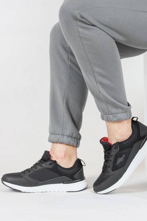32427 Siyah Erkek Sneaker Günlük Spor Ayakkabı - 4