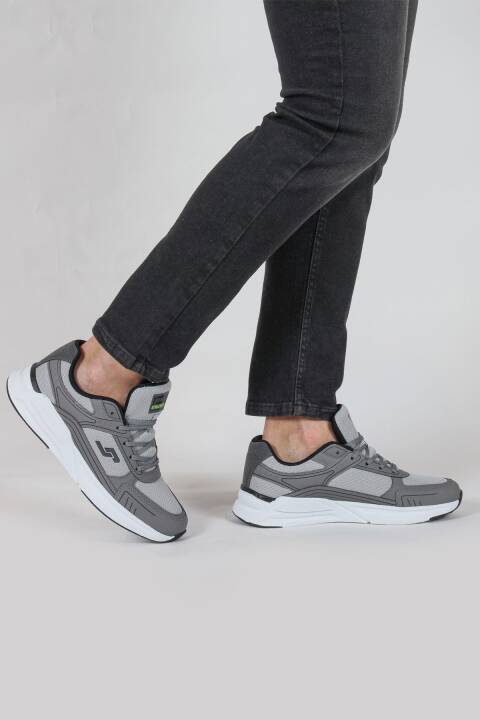 32438 Gri Erkek Sneaker Günlük Spor Ayakkabı - 4
