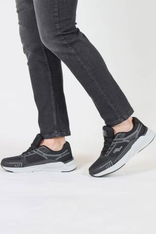 32438 Siyah Erkek Sneaker Günlük Spor Ayakkabı - Jump (1)