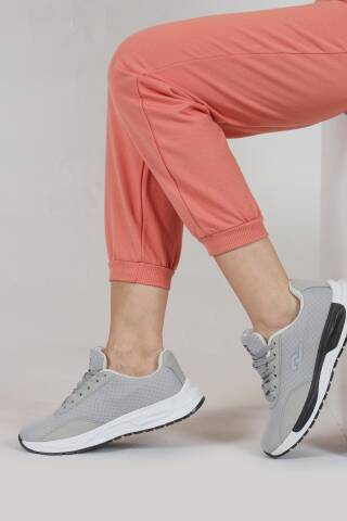 32747 Gri Kadın Sneaker Günlük Spor Ayakkabı - Jump (1)