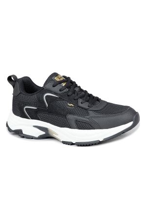 32900 Siyah - Beyaz Kadın Sneaker Günlük Spor Ayakkabı - Jump