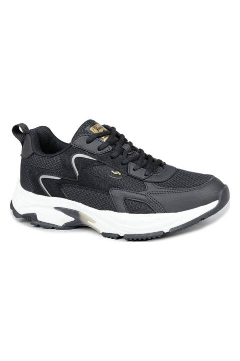 32900 Siyah - Beyaz Kadın Sneaker Günlük Spor Ayakkabı - 1