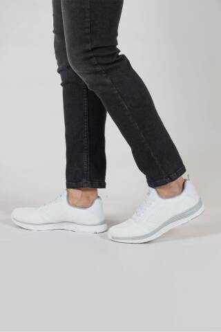 34635 Beyaz Erkek Sneaker Günlük Spor Ayakkabı - 5