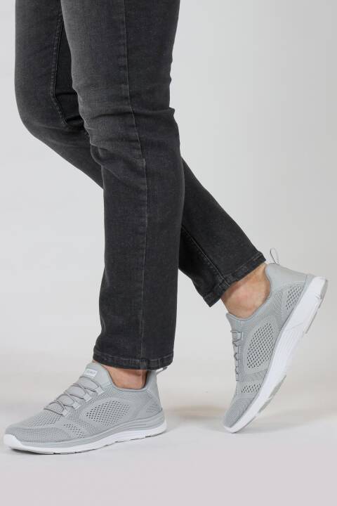 34635 Gri Erkek Sneaker Günlük Spor Ayakkabı - 3