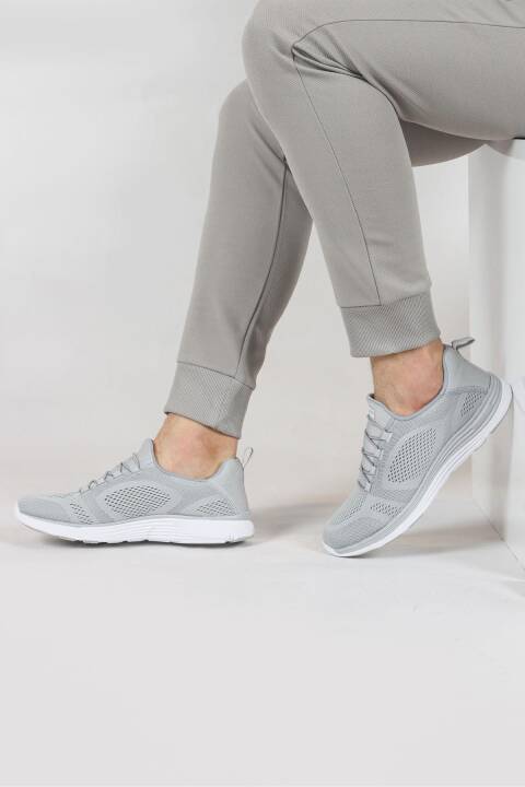 34635 Gri Erkek Sneaker Günlük Spor Ayakkabı - 4