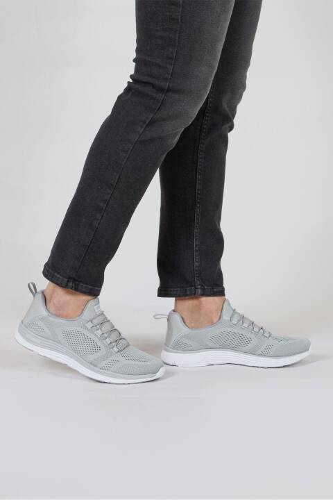 34635 Gri Erkek Sneaker Günlük Spor Ayakkabı - 5