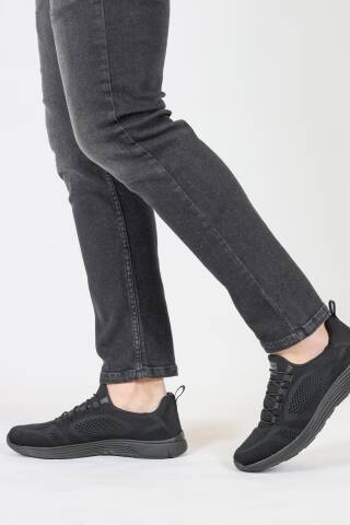 34635 Siyah Erkek Sneaker Günlük Spor Ayakkabı - 2
