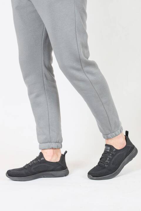 34635 Siyah Erkek Sneaker Günlük Spor Ayakkabı - 3