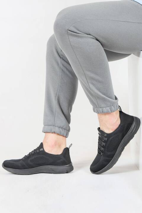 34635 Siyah Erkek Sneaker Günlük Spor Ayakkabı - 4