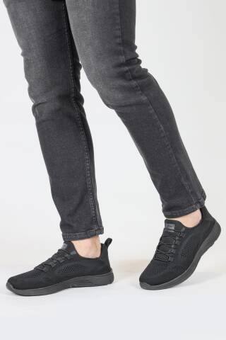 34635 Siyah Erkek Sneaker Günlük Spor Ayakkabı - 5