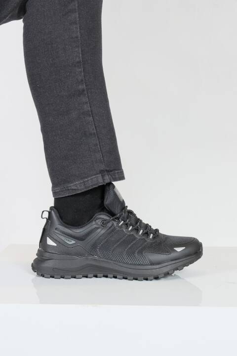34650 Siyah Erkek Sneaker Günlük Spor Ayakkabı - 3