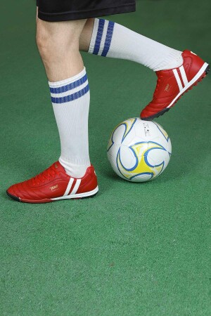13258 Kırmızı Halı Saha Krampon Futbol Ayakkabısı - 2