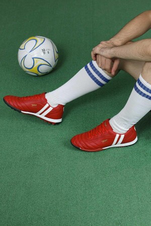 13258 Kırmızı Halı Saha Krampon Futbol Ayakkabısı - 3