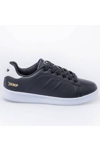 15306 Siyah - Beyaz Kadın Sneaker Günlük Spor Ayakkabı 