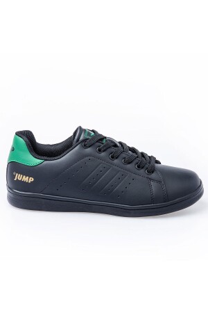 15306 Siyah - Yeşil Kadın Sneaker Spor Ayakkabı - 1