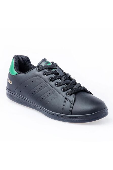 15306 Siyah - Yeşil Kadın Sneaker Spor Ayakkabı - 2