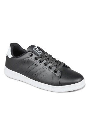 15307 Siyah - Beyaz Erkek Sneaker Günlük Spor Ayakkabı - 6