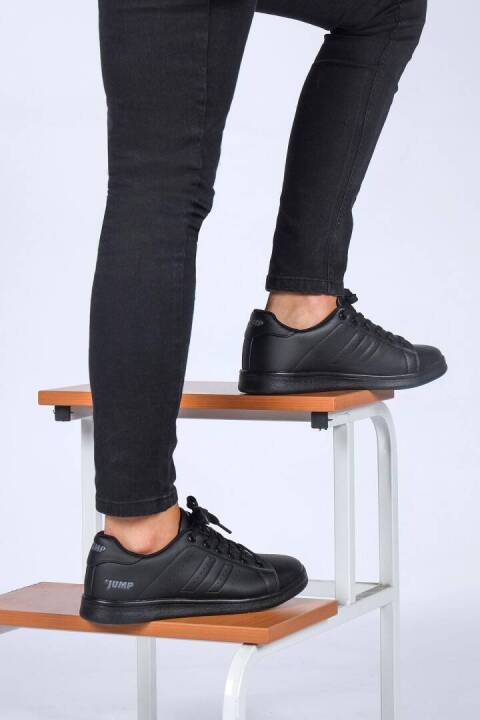 15307 Siyah Erkek Sneaker Günlük Spor Ayakkabı - 4