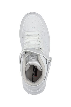 16308 Yüksek Bilekli Beyaz Kadın Sneaker Günlük Spor Ayakkabı - 6