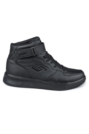 16309 Yüksek Bilekli Siyah Erkek Sneaker Günlük Spor Ayakkabı - 1