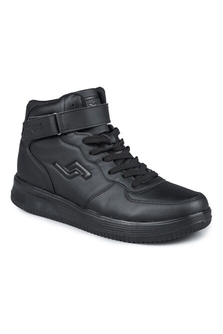 16309 Yüksek Bilekli Siyah Erkek Sneaker Günlük Spor Ayakkabı - 5