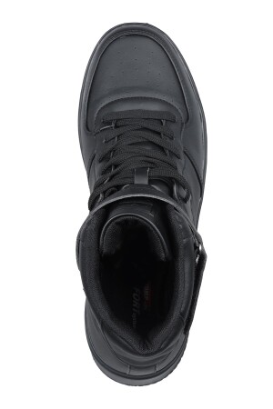 16309 Yüksek Bilekli Siyah Erkek Sneaker Günlük Spor Ayakkabı - 6