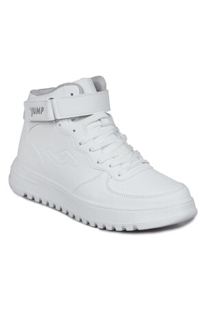 17308 Yüksek Bilekli Beyaz Kadın Sneaker Günlük Spor Ayakkabı - 2