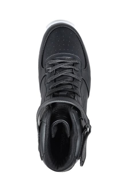 17308 Yüksek Bilekli Siyah - Beyaz Kadın Sneaker Günlük Spor Ayakkabı - 3