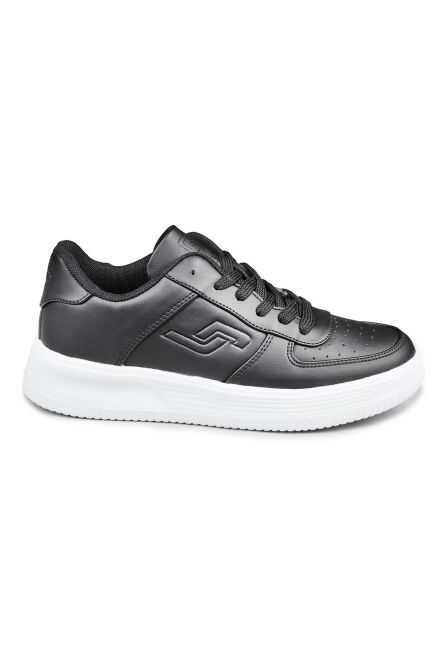 21516 Siyah - Beyaz Kadın Sneaker Günlük Spor Ayakkabı - 1