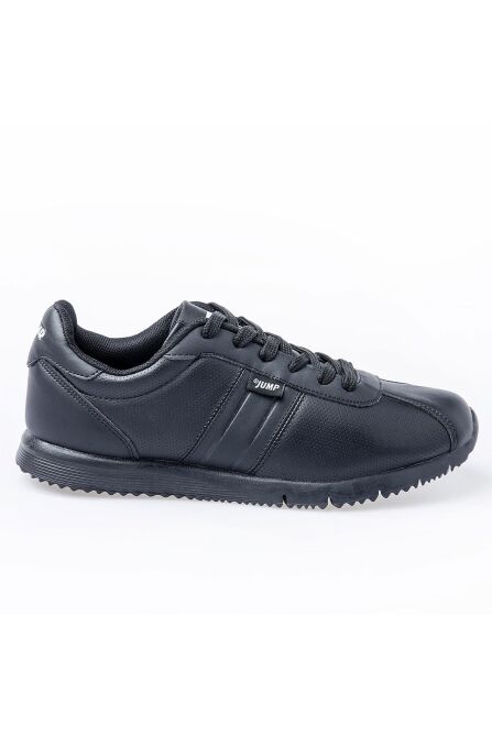22211 Siyah Cilt Kadın Sneaker Günlük Spor Ayakkabı - 1