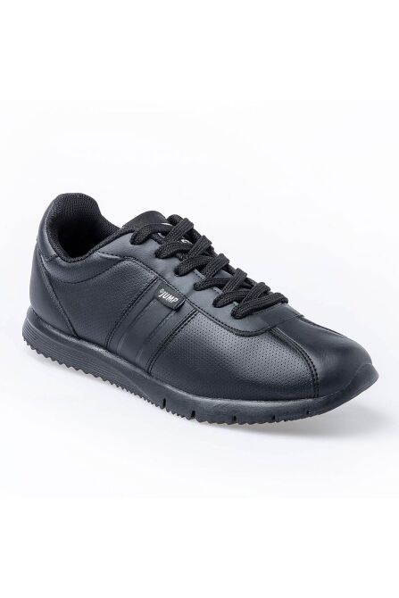 22211 Siyah Cilt Kadın Sneaker Günlük Spor Ayakkabı - 5