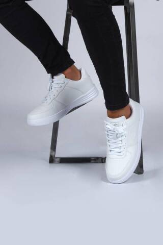22233 Beyaz Erkek Sneaker Günlük Spor Ayakkabı - 3
