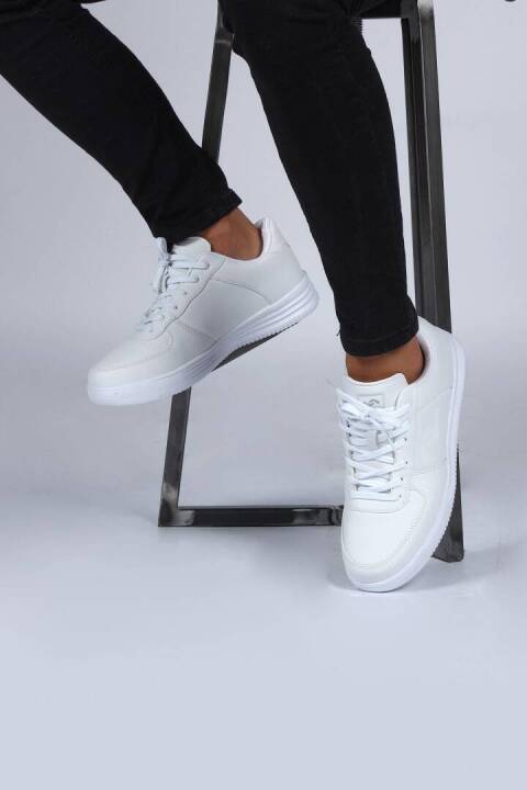 22233 Beyaz Erkek Sneaker Günlük Spor Ayakkabı - 3