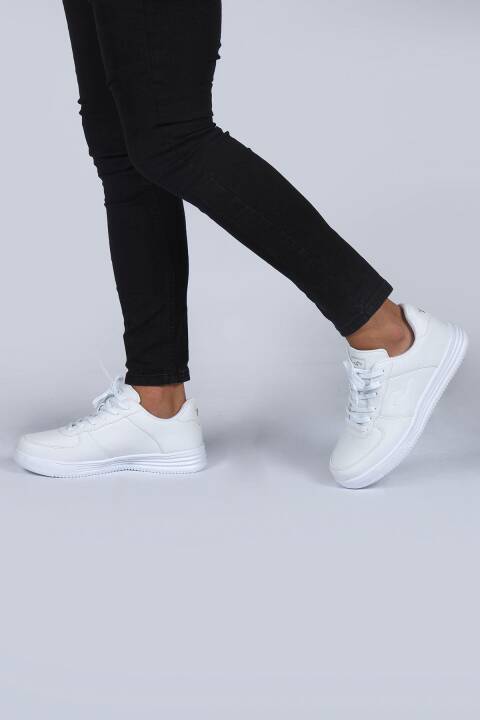 22233 Beyaz Erkek Sneaker Günlük Spor Ayakkabı - 2