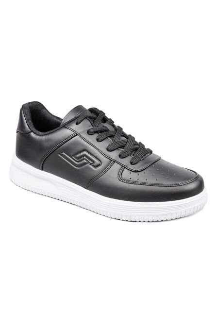 22233 Siyah - Beyaz Erkek Sneaker Günlük Spor Ayakkabı - 5
