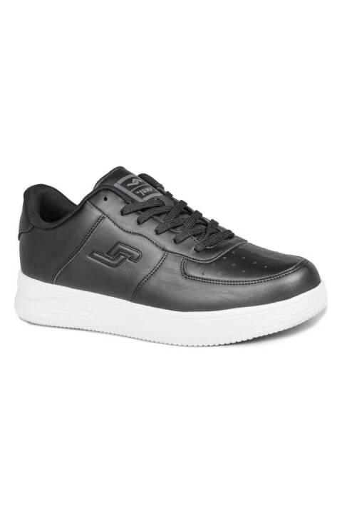 22233 Siyah - Beyaz Erkek Sneaker Günlük Spor Ayakkabı - 5