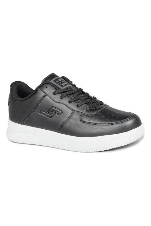 22233 Siyah - Beyaz Erkek Sneaker Günlük Spor Ayakkabı - 5