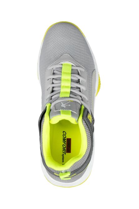 22501 Gri - Neon Yeşil Erkek Basketbol Spor Ayakkabısı - 7