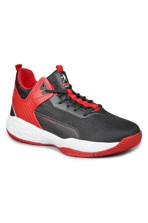 22501 Siyah - Kırmızı Erkek Basketbol Spor Ayakkabısı 