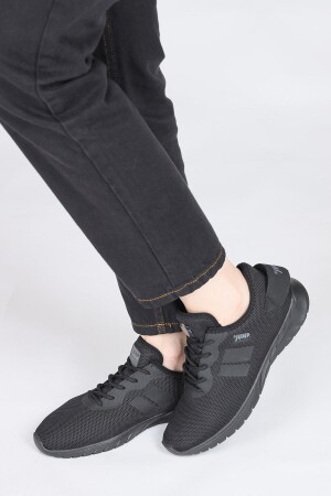 24853 Siyah Kadın Sneaker Günlük Spor Ayakkabı - 4